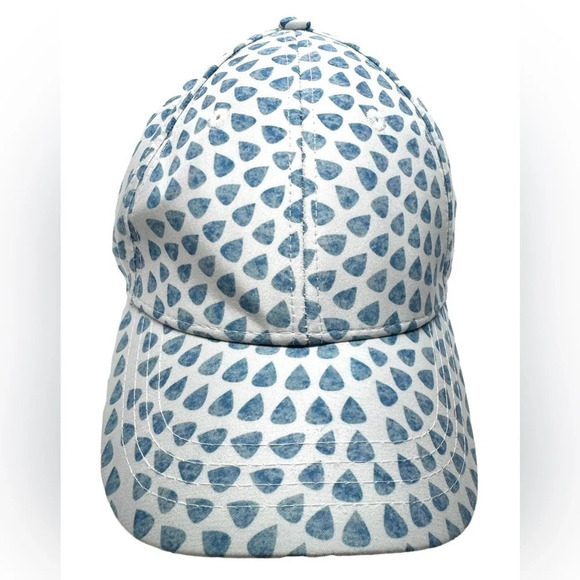 Quagga Green Label Women’s Baseball Cap blue white pink Raindrop Pattern hat - Picture 7 of 7